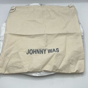 JOHNNY WAS Beige Drawstring Dust Bag